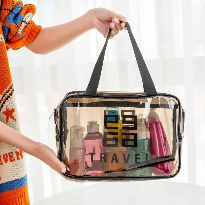 Trousse de Toilette de Voyage Organisateur Transparente Stornfield