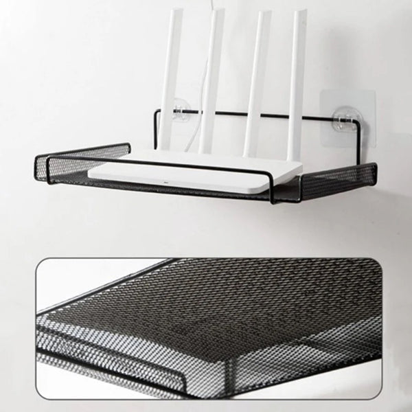 Stornfield Wall Mounted Router Mesh Shelf