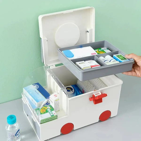Ambulance Shape Portable Medicine Box Stornfield