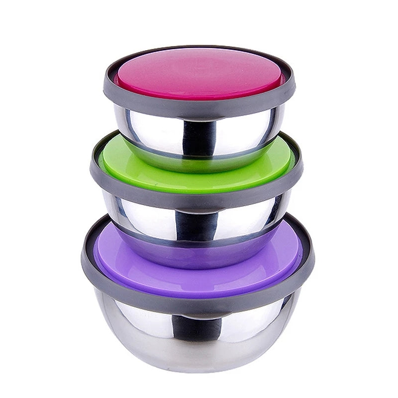 Stainless Steel 3 Pcs Food Storage Box Airtight Stornfield