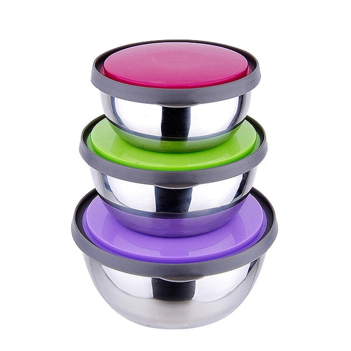 Stainless Steel 3 Pcs Food Storage Box Airtight Stornfield