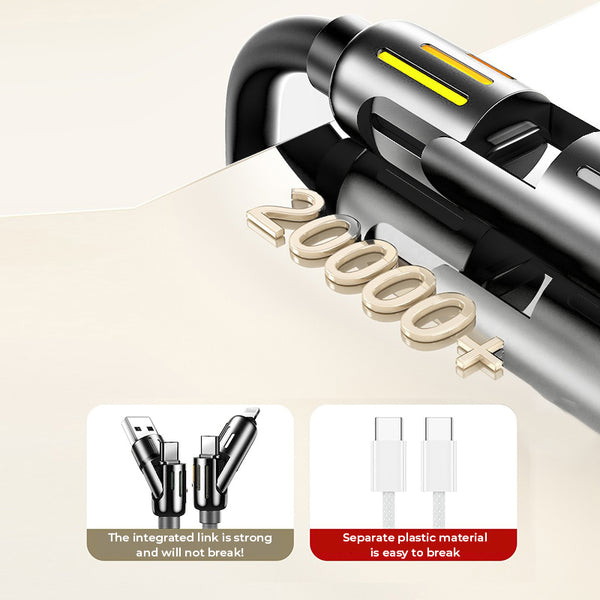 240W 4-in-1 USB C Cable | Stornfield