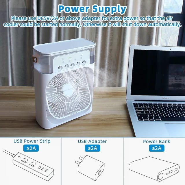 SPRAY HUMIDIFIER WATER COOLING FAN Stornfield