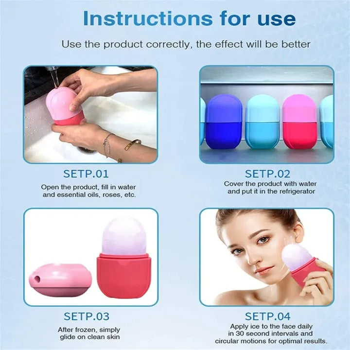 Silicone Face Ice Roller Stornfield