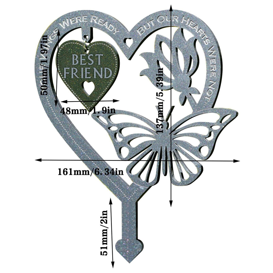 Memorial Gift Butterfly Ornament - Garden Memorial Plaque | Stornfield