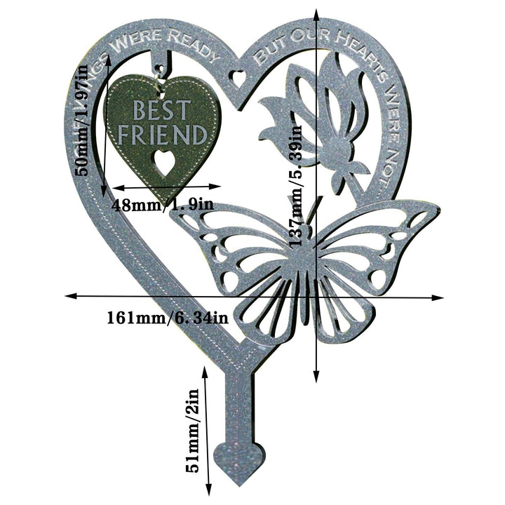 Memorial Gift Butterfly Ornament - Garden Memorial Plaque | Stornfield