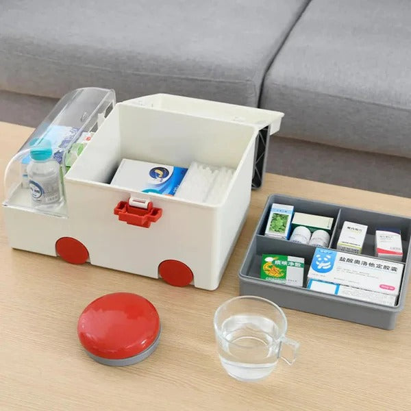 Ambulance Shape Portable Medicine Box Stornfield