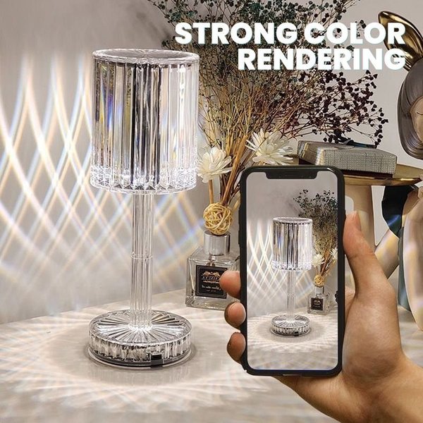Stornfield | Lampe Crystal Gatsby à Contrôle Tactile