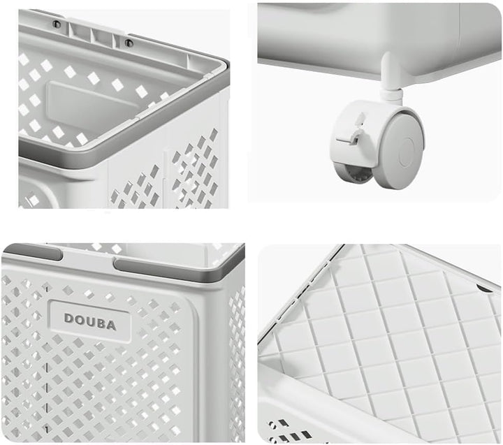 Large Capacity Movable Folding Laundry Basket Stornfield