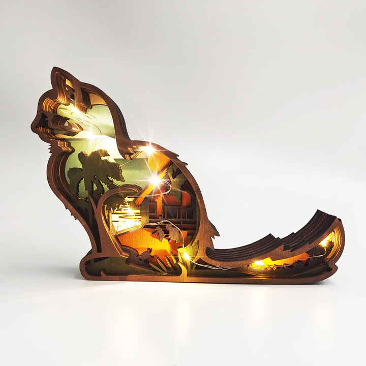 3D Creative Wooden Animal Carving Handcraft Gift | Stornfield