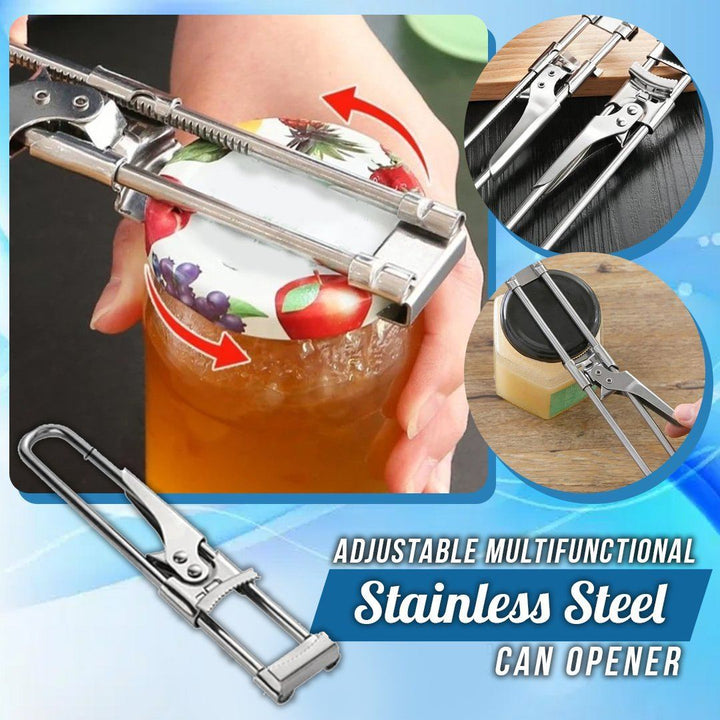 Adjustable Jar & Bottle Opener Multifunctional Stainless Steel Can Opener | Stornfield