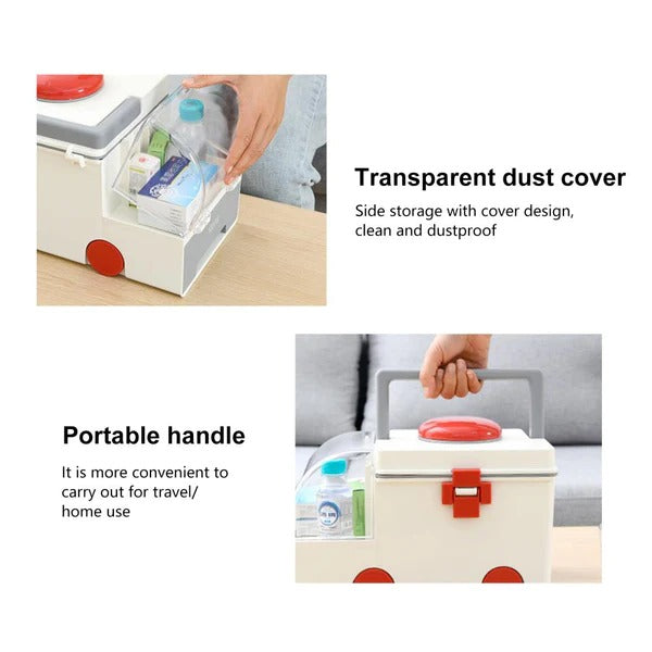 Ambulance Shape Portable Medicine Box Stornfield