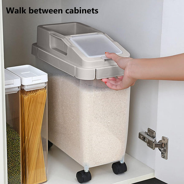 Stornfield 10kg Rice Storage Container with Wheels