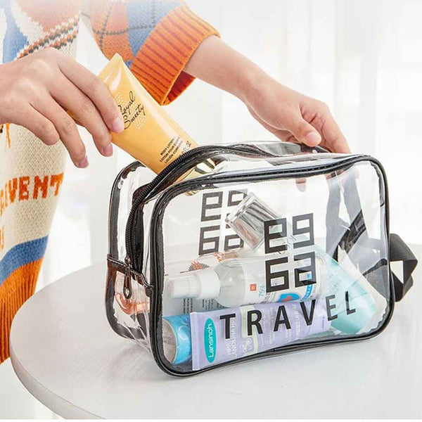 Trousse de Toilette de Voyage Organisateur Transparente Stornfield