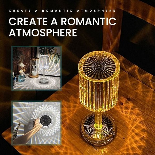 Stornfield | Lampe Crystal Gatsby à Contrôle Tactile