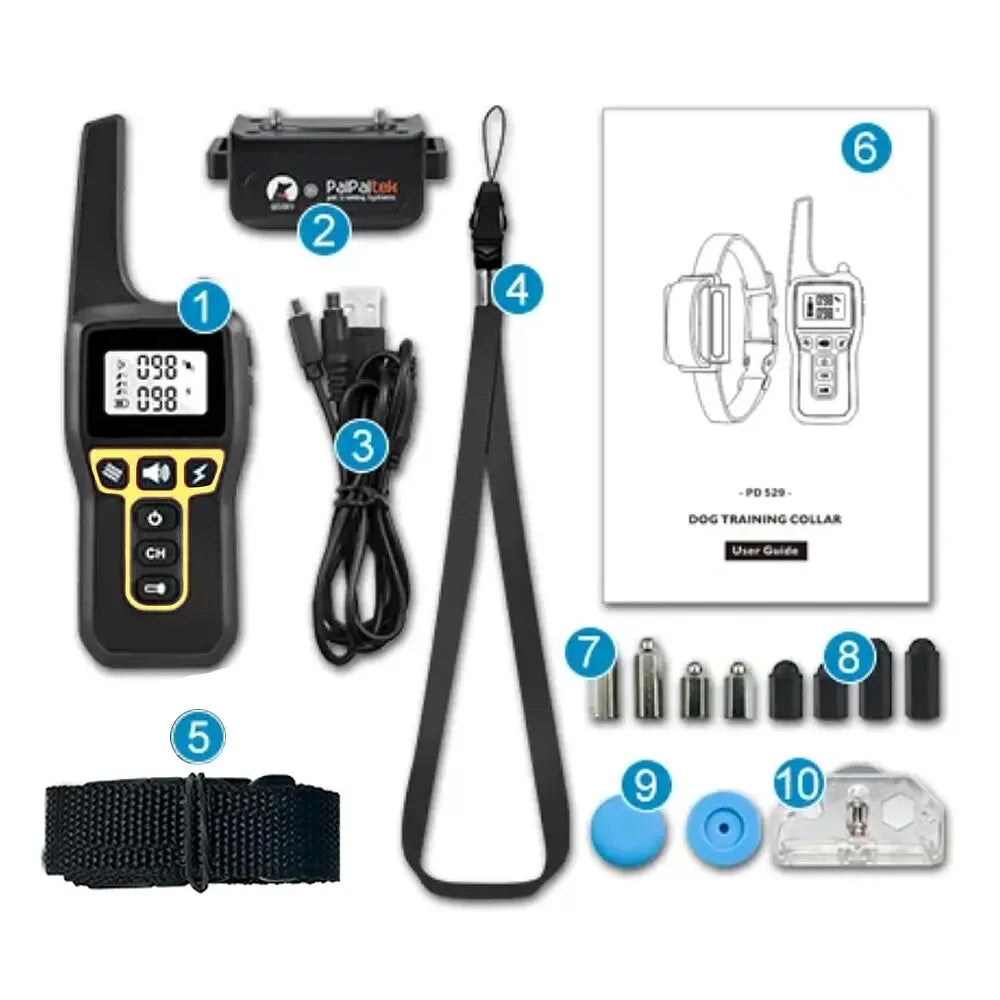 Stornfield | 1000m Waterproof Dog Training Collar | Rechargeable, Remote Control & Adjustable for Small, Medium, and Large Dogs