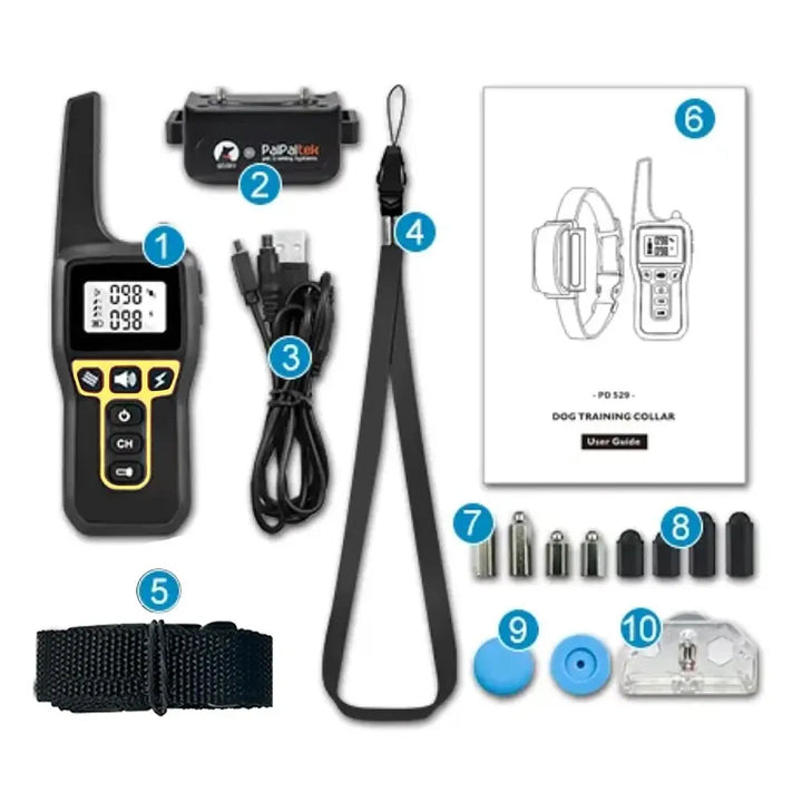 Stornfield | 1000m Waterproof Dog Training Collar | Rechargeable, Remote Control & Adjustable for Small, Medium, and Large Dogs