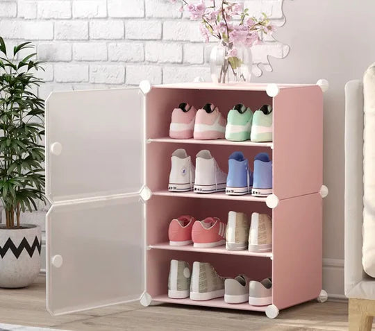 Space-Saving, Stackable Shoe Racks, Organizer Cabinet Shelves Stornfield