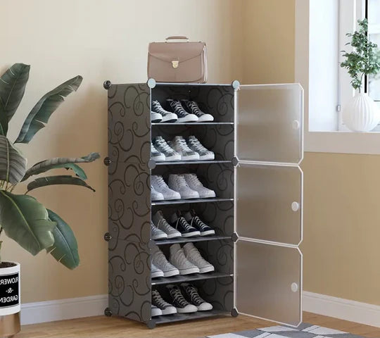 Space-Saving, Stackable Shoe Racks, Organizer Cabinet Shelves Stornfield
