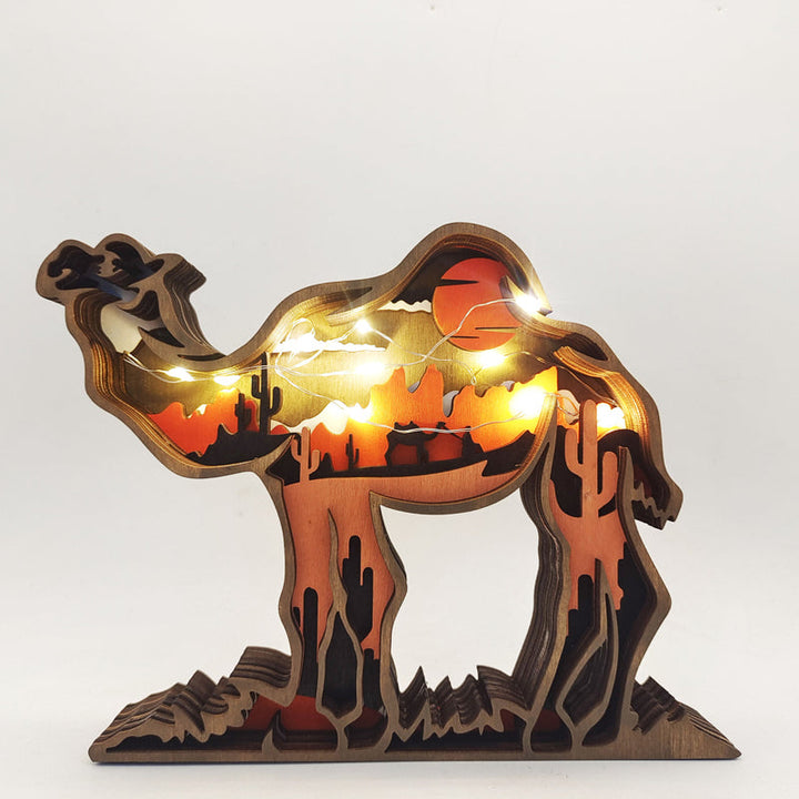 Stornfield | 3D Creative Wood Animal Sculpture Craft Gift
