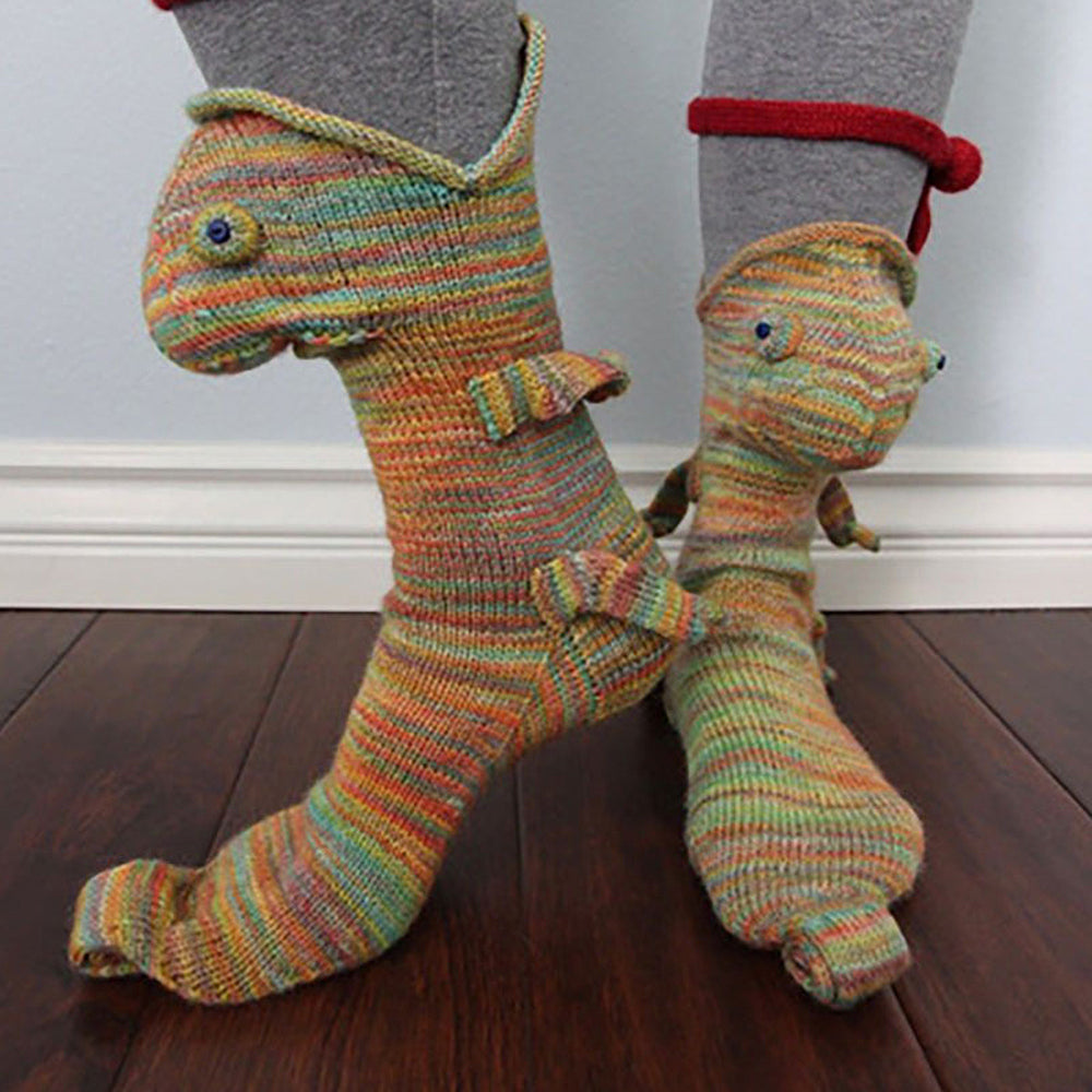 Knitted Crocodile Socks | Stornfield