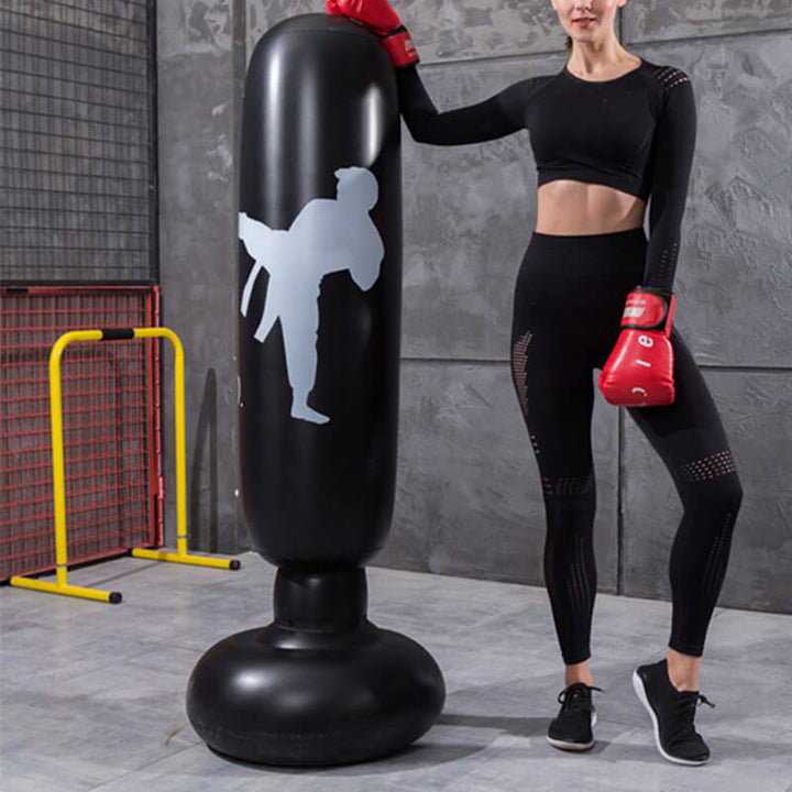 Stornfield | PowerStrike Punch Bag | Strengthen power and endurance - Inflatable freestanding boxing tower for intensive training