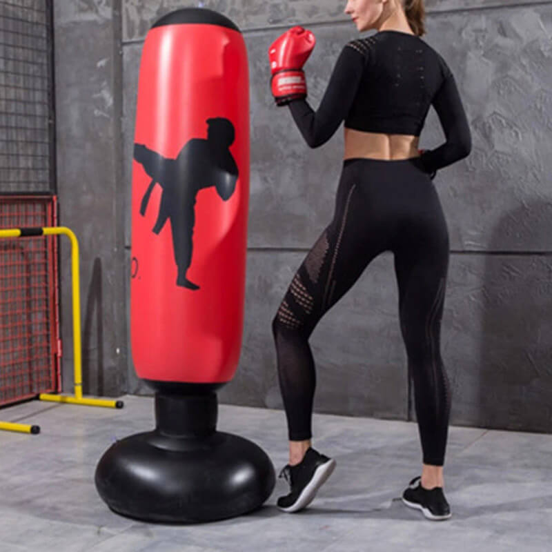 Stornfield | PowerStrike Punch Bag | Strengthen power and endurance - Inflatable freestanding boxing tower for intensive training
