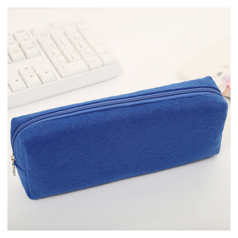 Premium Felt Zippered Pencil Case