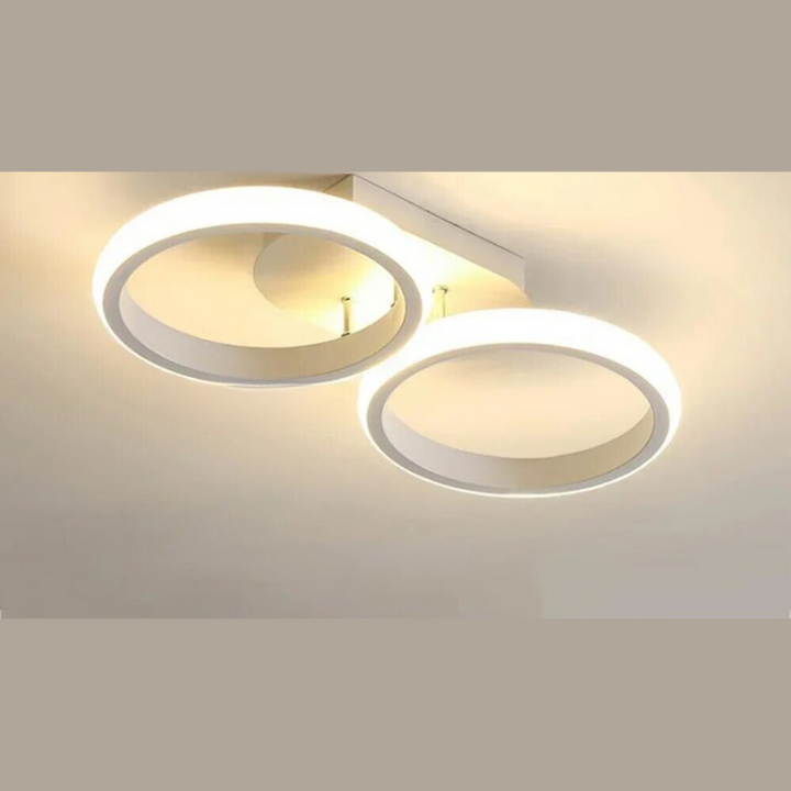 Modern LED Ring Chandelier – Minimalist Ceiling Light for Living Room and Dining Area | Stornfield