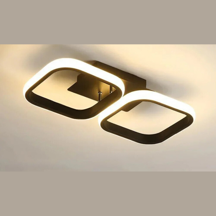 Modern LED Ring Chandelier – Minimalist Ceiling Light for Living Room and Dining Area | Stornfield