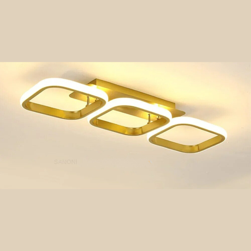 Modern LED Ring Chandelier – Minimalist Ceiling Light for Living Room and Dining Area | Stornfield