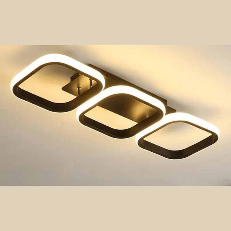 Modern LED Ring Chandelier – Minimalist Ceiling Light for Living Room and Dining Area | Stornfield
