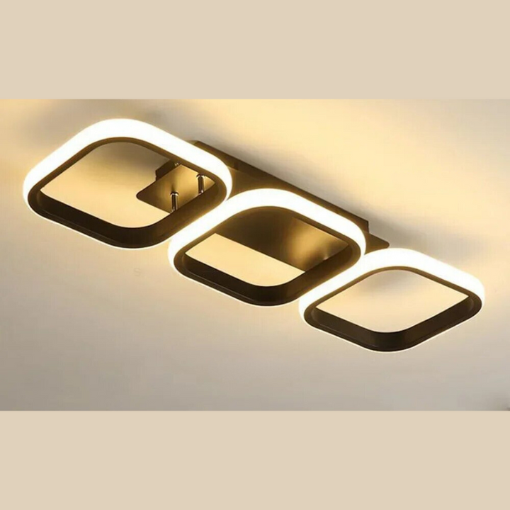 Modern LED Ring Chandelier – Minimalist Ceiling Light for Living Room and Dining Area | Stornfield