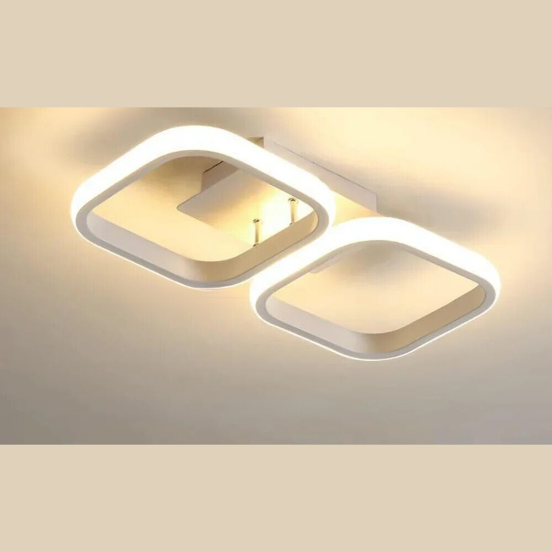 Modern LED Ring Chandelier – Minimalist Ceiling Light for Living Room and Dining Area | Stornfield