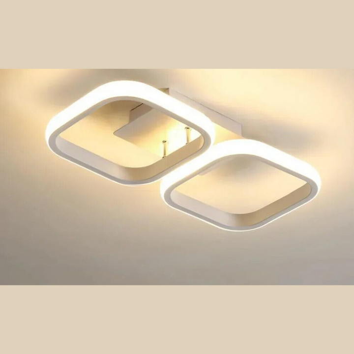 Modern LED Ring Chandelier – Minimalist Ceiling Light for Living Room and Dining Area | Stornfield
