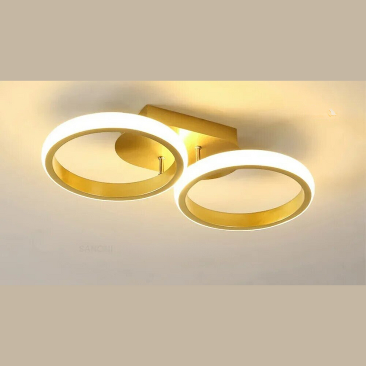 Modern LED Ring Chandelier – Minimalist Ceiling Light for Living Room and Dining Area | Stornfield