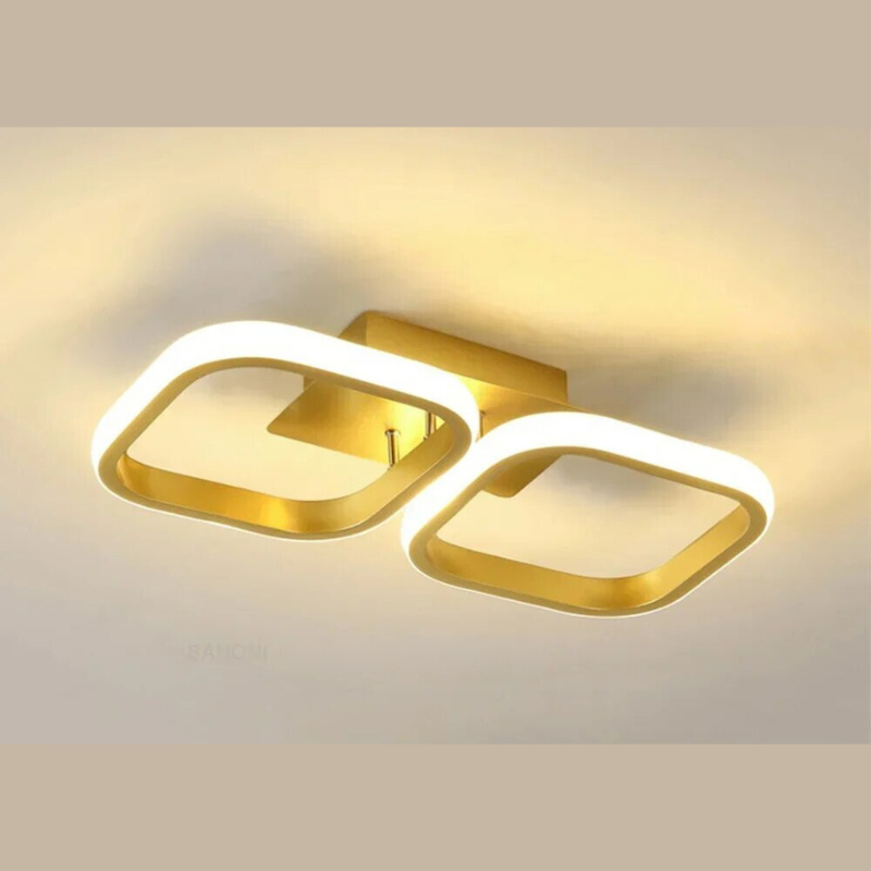 Modern LED Ring Chandelier – Minimalist Ceiling Light for Living Room and Dining Area | Stornfield