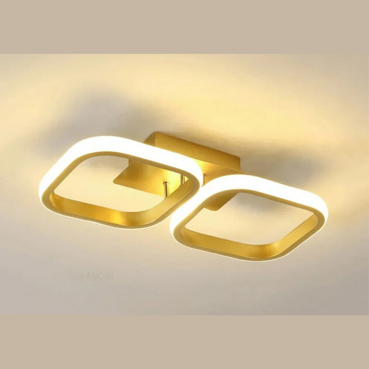 Modern LED Ring Chandelier – Minimalist Ceiling Light for Living Room and Dining Area | Stornfield