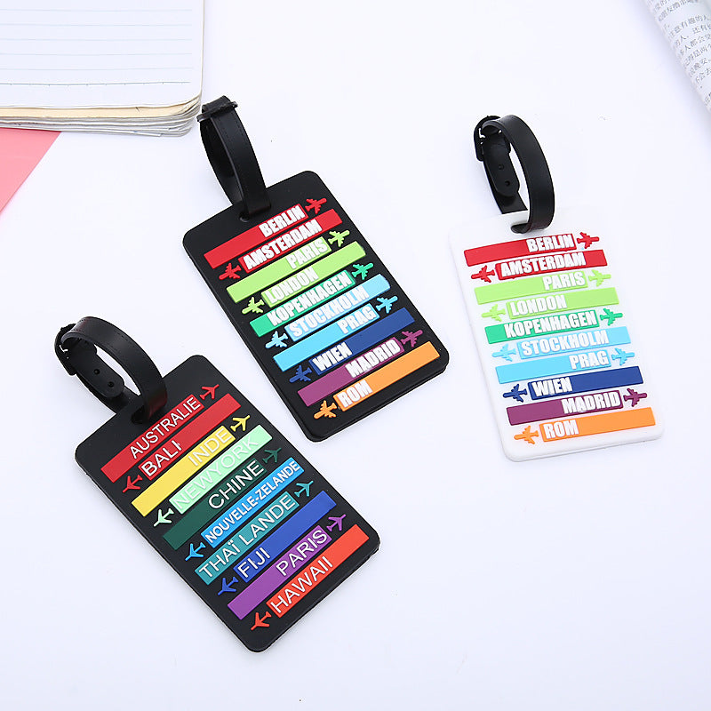 Unisex Luggage Tag with City Motifs Bowlift