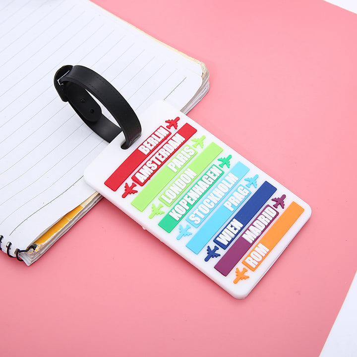 Unisex World City-Themed Luggage Identifier Stornfield