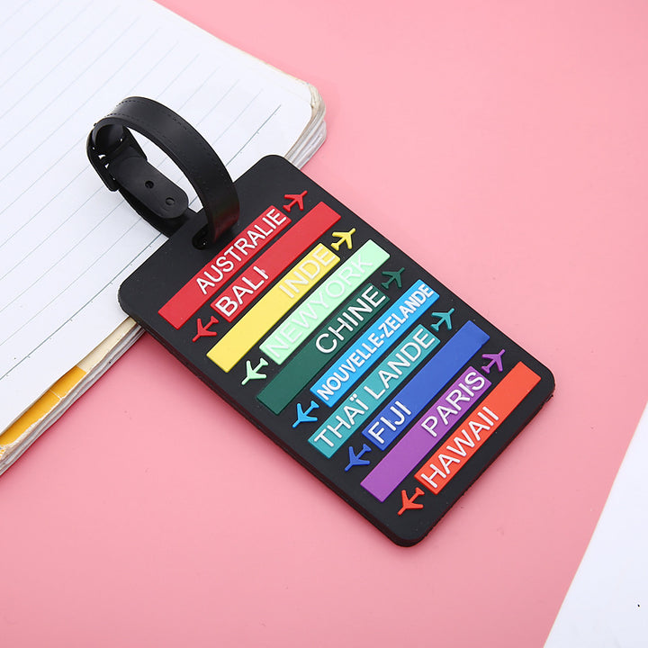 Unisex World City-Themed Luggage Identifier Stornfield