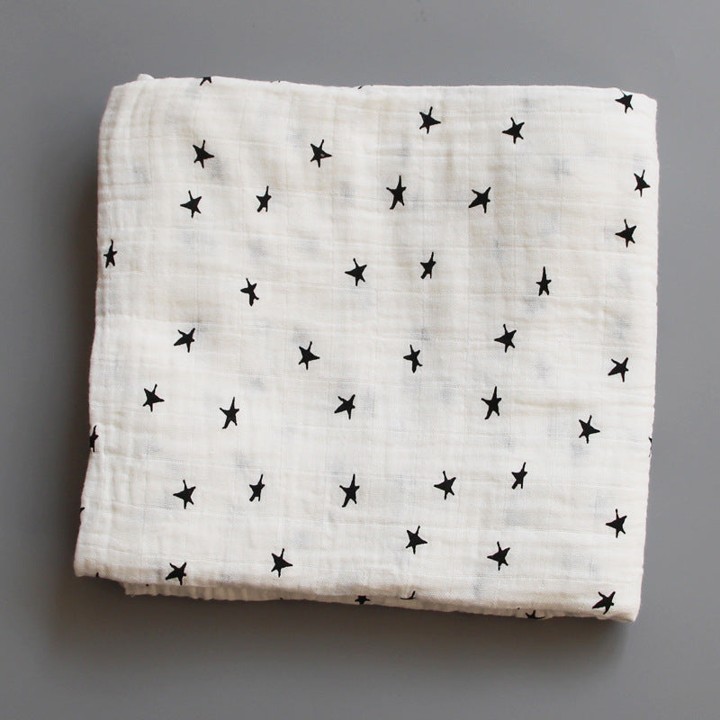Cute Patterned Muslin Swaddle Blanket Stornfield