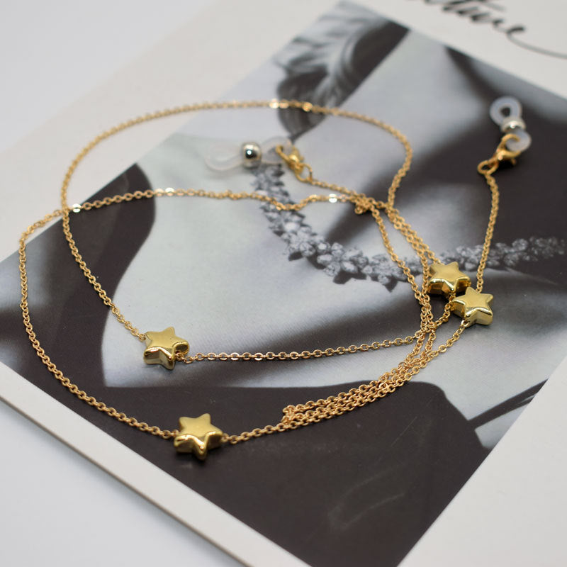 Star-Detail Layered Eyewear Chain Stornfield