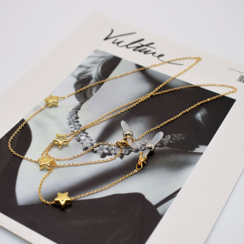 Star-Detail Layered Eyewear Chain Stornfield