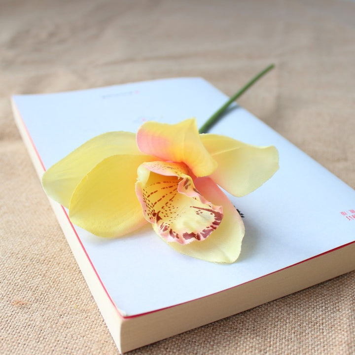 Faux Orchid Flower Stem