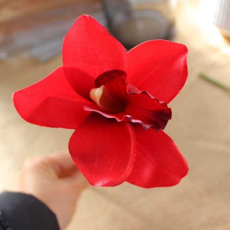 Faux Orchid Flower Stem