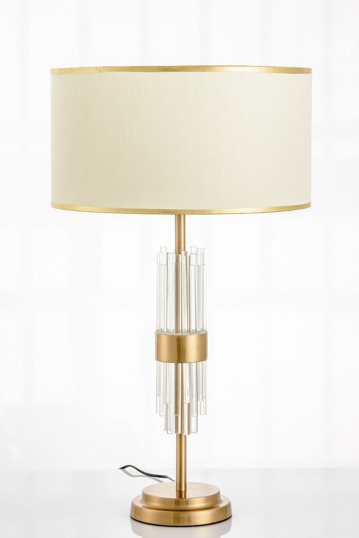 Contemporary Crystal Table Lamp