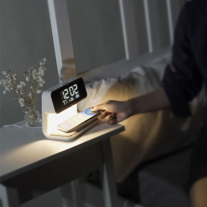 3-in-1 Bedside Lamp Charger Clock | Stornfield