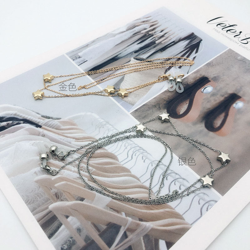 Star-Detail Layered Eyewear Chain Stornfield