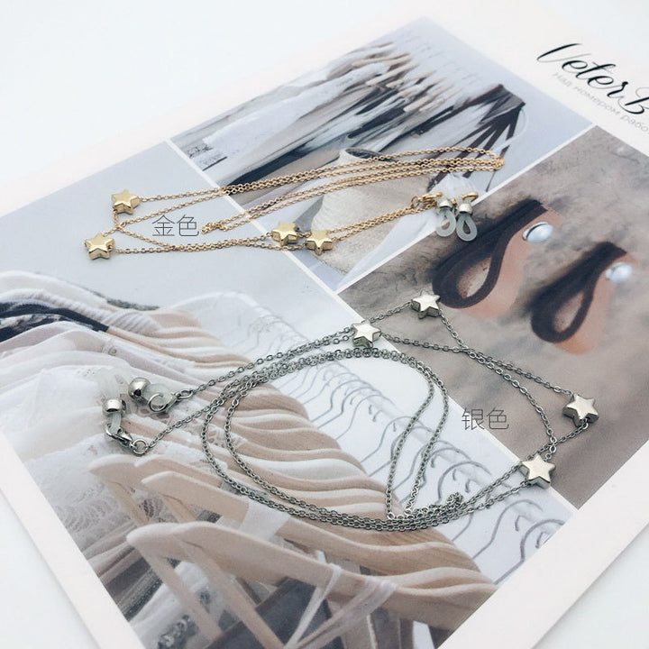 Star-Detail Layered Eyewear Chain Stornfield